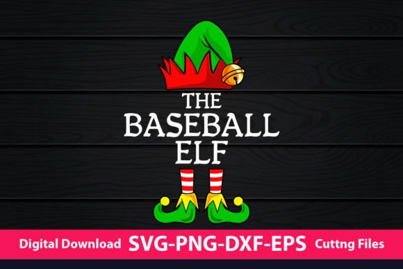 Baseball Elf Graphics for Crafts and Blog Content