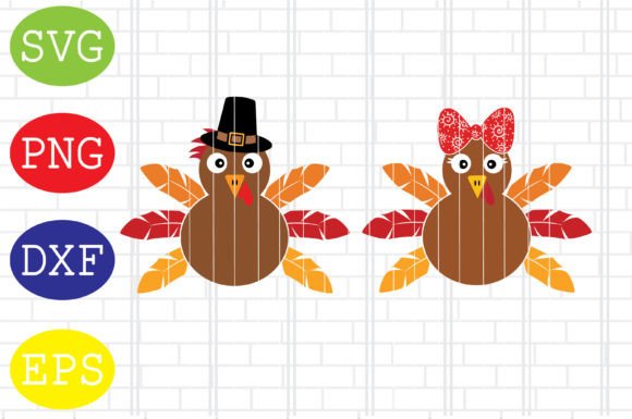 Cute Turkey Svg, Turkey Face Svg, Fall Graphics and Crafts
