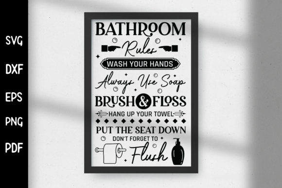 Funny Bathroom Sign SVG: A Graphics & Crafts Review
