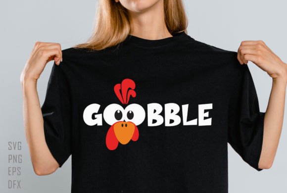 Gobble SVG Graphics for Crafts and Seasonal Branding