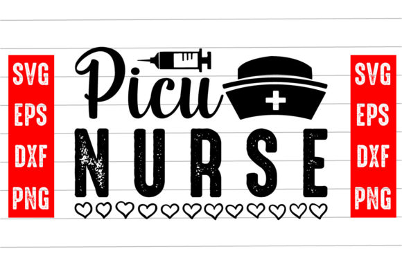 Picu Nurse Svg Design for Graphics and Crafts