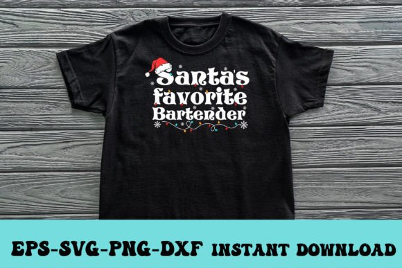 Santa s Favorite Bartender SVG,Drinking Graphics and Crafts Review