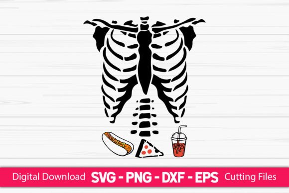 Skeleton Funny Halloween Graphics for Crafts and Branding
