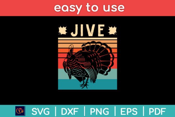 Vintage Turkey Jive Funny Thanksgiving